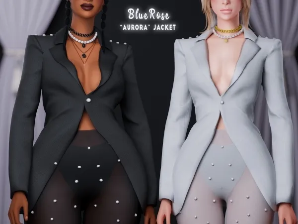 Mix Aurora Suit Jacket Brsims - The Sims 4 Custom Content