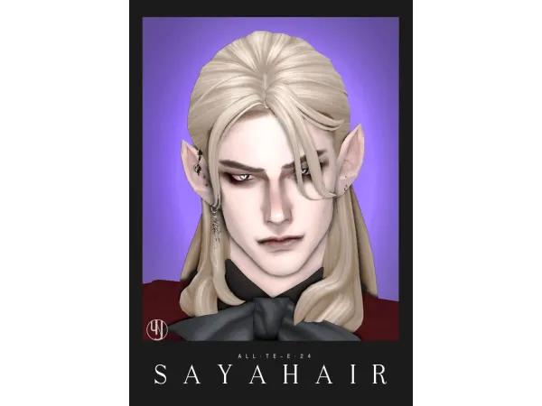 Maxis Match ＳＡＹＡ ＨＡＩＲ by JNYSim - The Sims 4 Custom Content