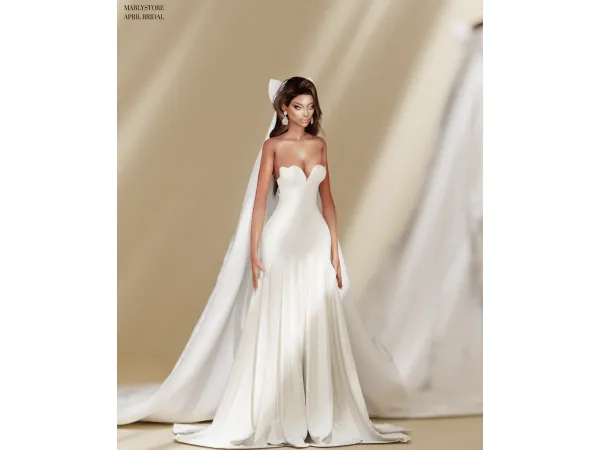 Alpha APRIL BRIDAL by Mably - The Sims 4 Custom Content