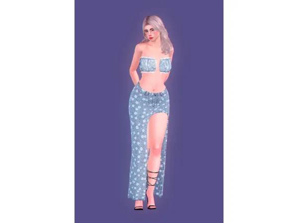 skirt and top - The Sims 3 Custom Content