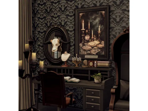 Maxis Match Gothic paintings by bojanasims - The Sims 4 Custom Content