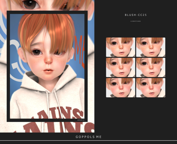 Alpha GPME GOLD Blush CC25 by simsfinds - The Sims 4 Custom Content