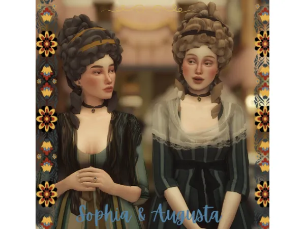 Maxis Match My Fairy Lady Sophia Augusta 1790's mini set by S1NCERE - The Sims 4 Custom Content