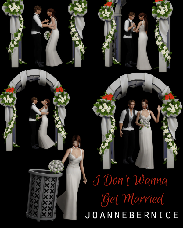 Mix I Don't Wanna Get Married by simsfinds - The Sims 4 Custom Content