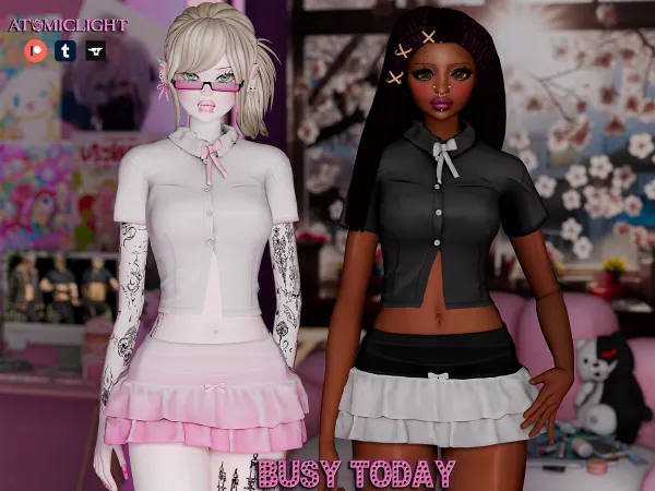 Alpha Busy Today by atomiclight - The Sims 4 Custom Content