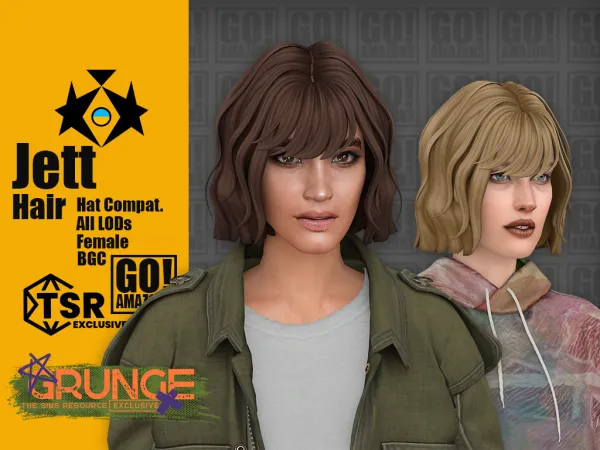 Maxis Match JETT - The Sims 4 Custom Content