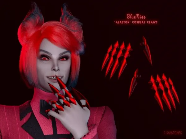 Mix Alastor Cosplay Claws Brsims - The Sims 4 Custom Content