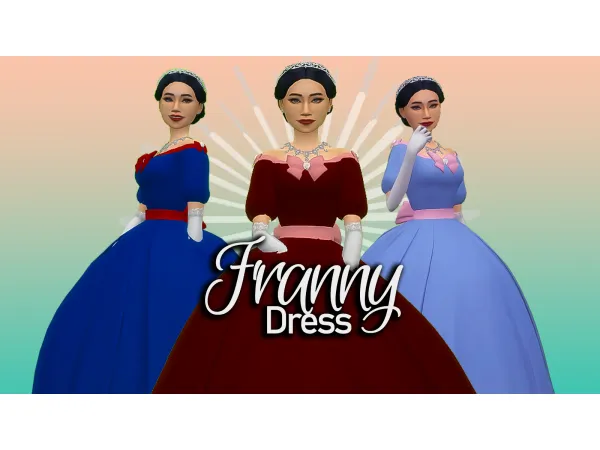 Maxis Match Franny Dress by simstomaggie - The Sims 4 Custom Content