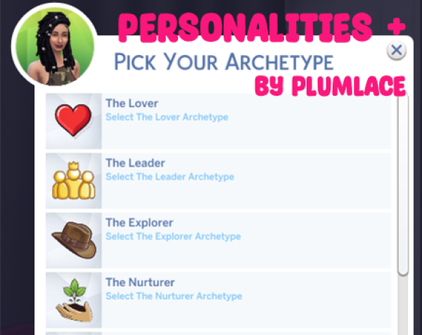 Maxis Match Personalities by simsfinds - The Sims 4 Custom Content