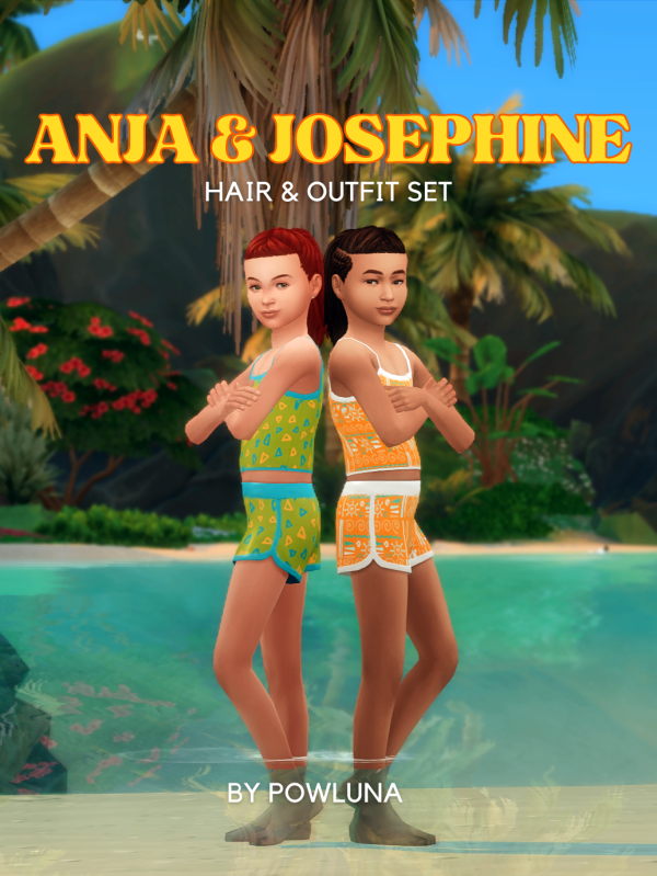 Maxis Match ANJA JOSEPHINE Set by simsfinds - The Sims 4 Custom Content