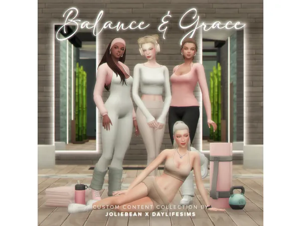 Maxis Match Balance Grace by Joliebean x Daylifesims by joliebean - The Sims 4 Custom Content