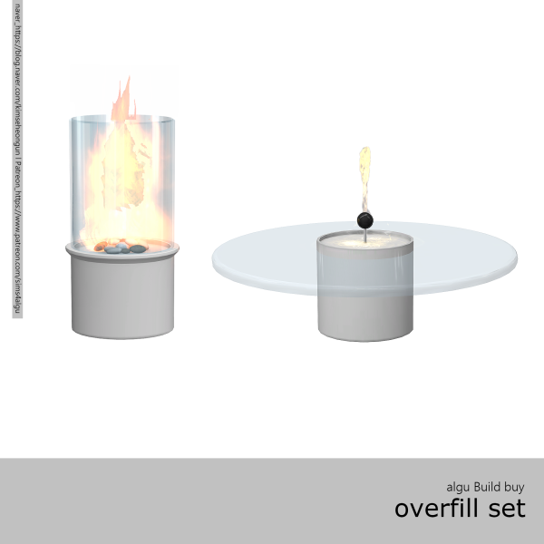 Alpha [algu] overfill set by simsfinds - The Sims 4 Custom Content