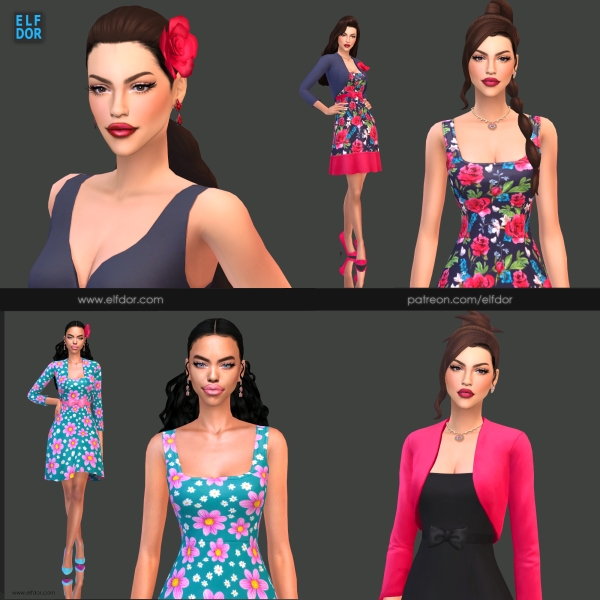 Maxis Match 2024 April 3 Afternoon Party by elfdor - The Sims 4 Custom Content