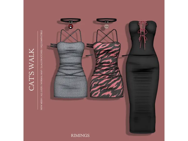 Alpha [RIMINGS] CAT'S WALK by RIMINGs - The Sims 4 Custom Content