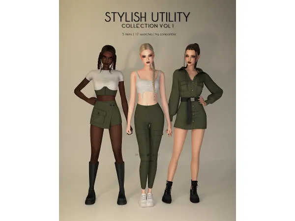 Mix Stylish Utility Collection I Update - The Sims 4 Custom Content