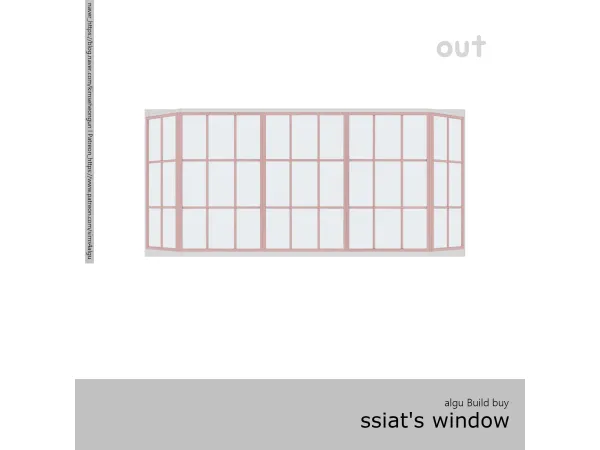 Alpha [algu] ssiat's window by sims4algu - The Sims 4 Custom Content