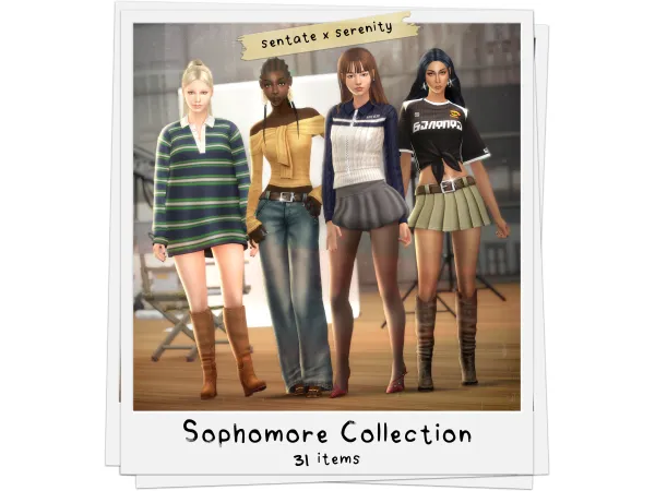 Maxis Match The Sophomore Collection by Serenity - The Sims 4 Custom Content