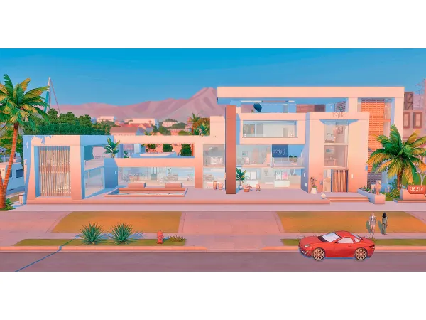 Maxis Match Banana Architecture Studio (2 version NOCC and ) by mamba_black - The Sims 4 Custom Content