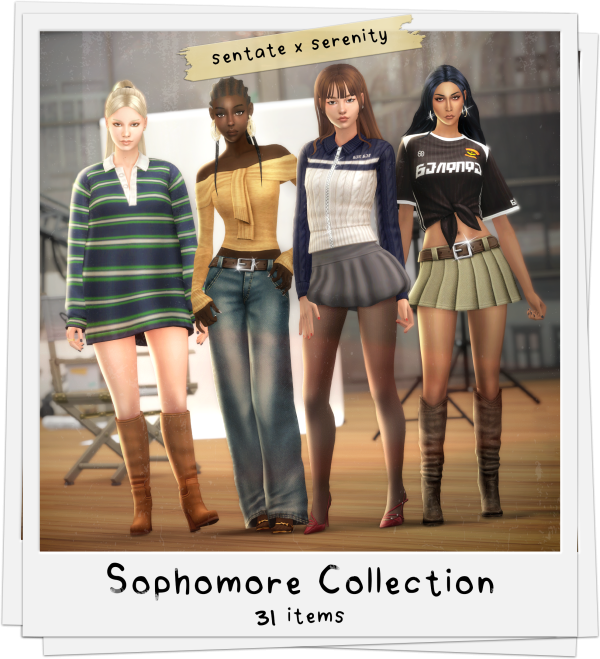 Maxis Match The Sophomore Collection Sentate by simsfinds - The Sims 4 Custom Content