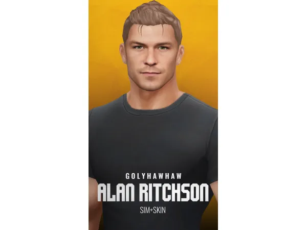 Mix ALAN RITCHSON by golyhawhaw - The Sims 4 Custom Content