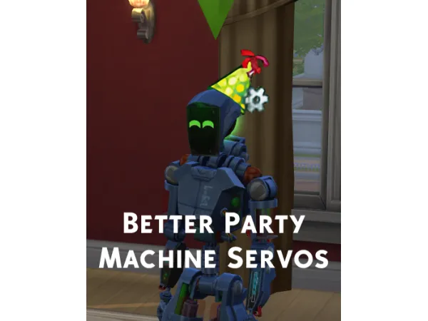Maxis Match Better Party Machine Servos by Triple_sSs - The Sims 4 Custom Content