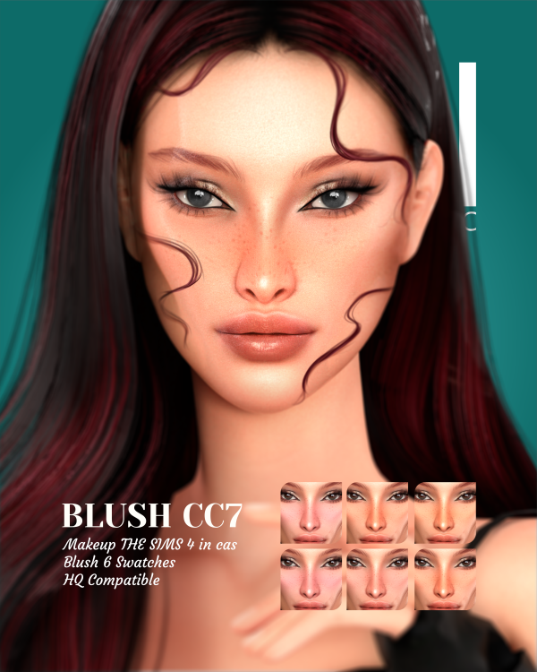 Alpha LEAN BLUSH CC7 by simsfinds - The Sims 4 Custom Content