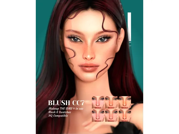 Alpha LEAN BLUSH CC7 by Leansims - The Sims 4 Custom Content