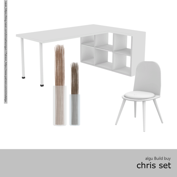 Alpha [algu] chris set by simsfinds - The Sims 4 Custom Content