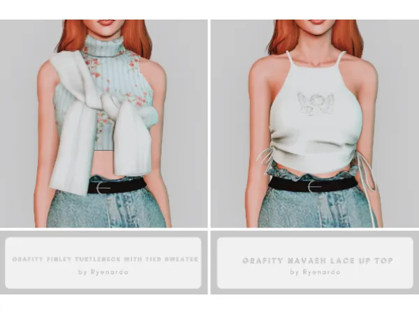 4t3 Grafity Female Tops - The Sims 3 Custom Content