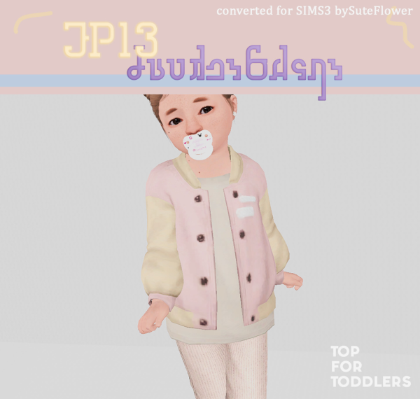 4TO3 EP13 JacketShirt for toddlers by simsfinds - The Sims 3 Custom Content