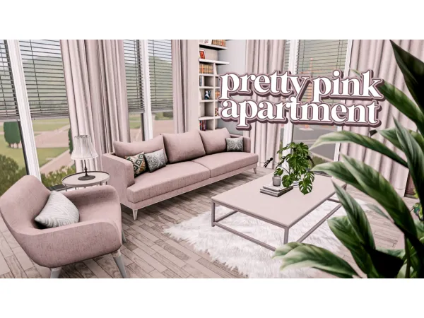 pretty + pink apartment.