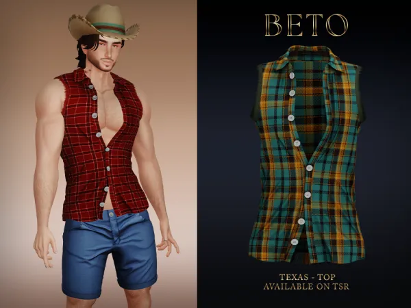 Alpha Texas Set - The Sims 4 Custom Content