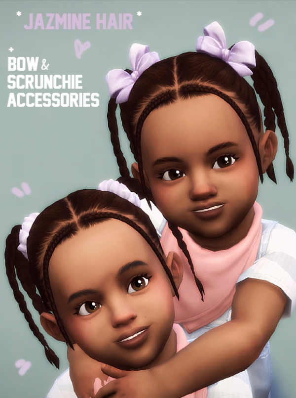 Maxis Match Jazmine Hair by simsfinds - The Sims 4 Custom Content