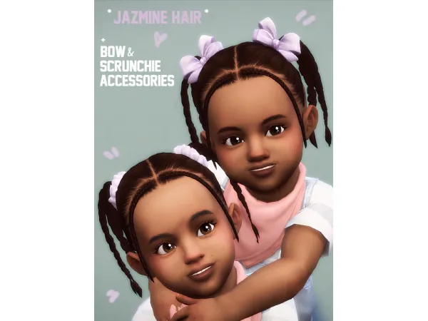 Maxis Match Jazmine Hair by RavenSim - The Sims 4 Custom Content