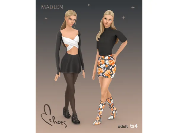 Maxis Match Echoes Set by madlen - The Sims 4 Custom Content