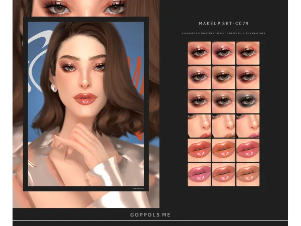 GPME-GOLD MAKEUP SET CC79 by goppolsme