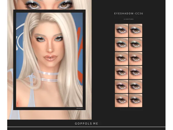 Alpha GPME GOLD Eyeshadow 36 by goppolsme - The Sims 4 Custom Content