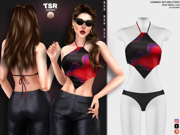 Alpha COMBO SET 483 BD1270 BD1271 - The Sims 4 Custom Content