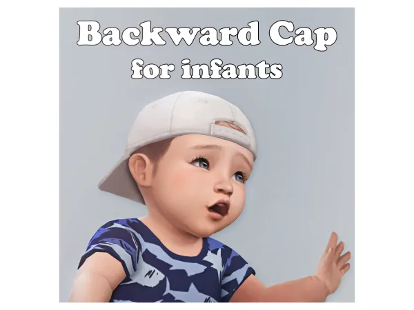 Maxis Match Backward cap for infants by maytaiii - The Sims 4 Custom Content