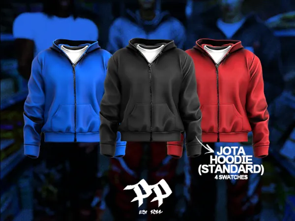 Alpha POPPIN Jota Hoodie Standard Version - The Sims 4 Custom Content