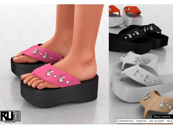 Alpha baile sandal - The Sims 4 Custom Content