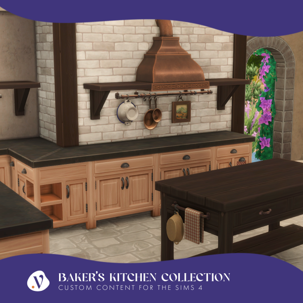 Maxis Match Baker's Kitchen Collection Part 1 Download by simsfinds - The Sims 4 Custom Content