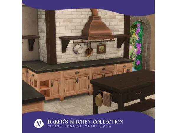 Maxis Match Baker's Kitchen Collection Part 1 Download by valiasims - The Sims 4 Custom Content