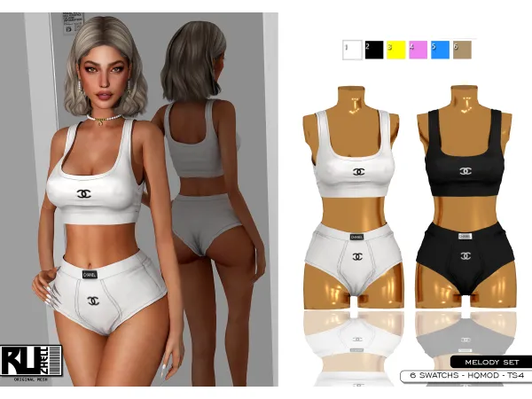 Alpha Melody set (free) - The Sims 4 Custom Content