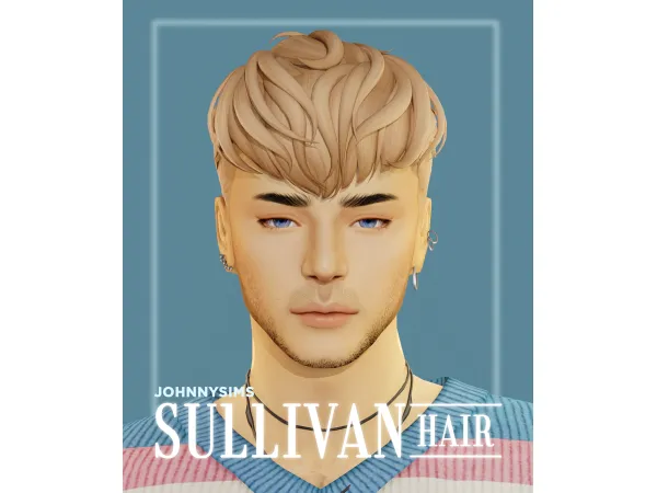 Maxis Match Sullivan Hair by johnnysims - The Sims 4 Custom Content