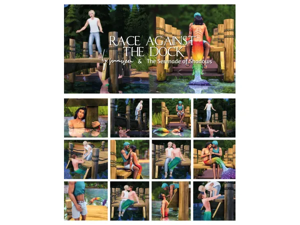 Mix Race against the dock by simmireen - The Sims 4 Custom Content