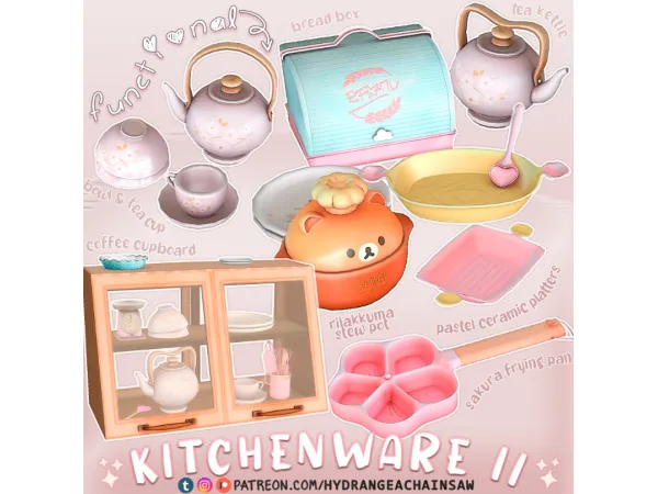 Mix Kitchenware II - The Sims 4 Custom Content
