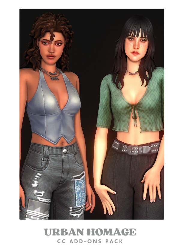 Maxis Match Urban Homage Add Ons by simsfinds - The Sims 4 Custom Content