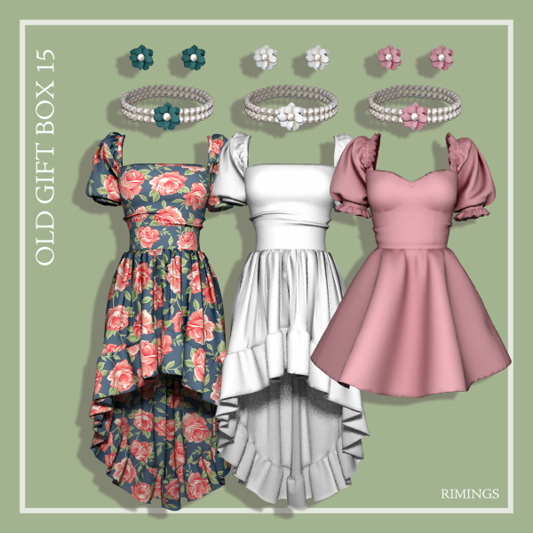 Alpha [RIMINGS] OLD GIFT BOX 15 by simsfinds - The Sims 4 Custom Content