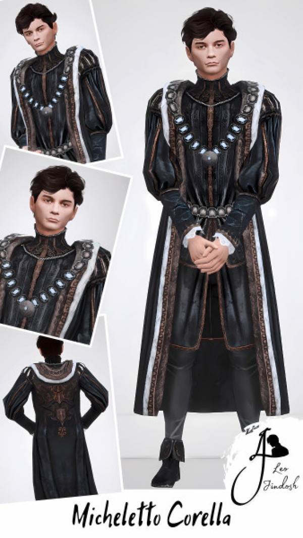 Alpha Micheletto Corella and Pietro Rossi outfit from Assassin's Creed Brotherhood for by simsfinds - The Sims 4 Custom Content